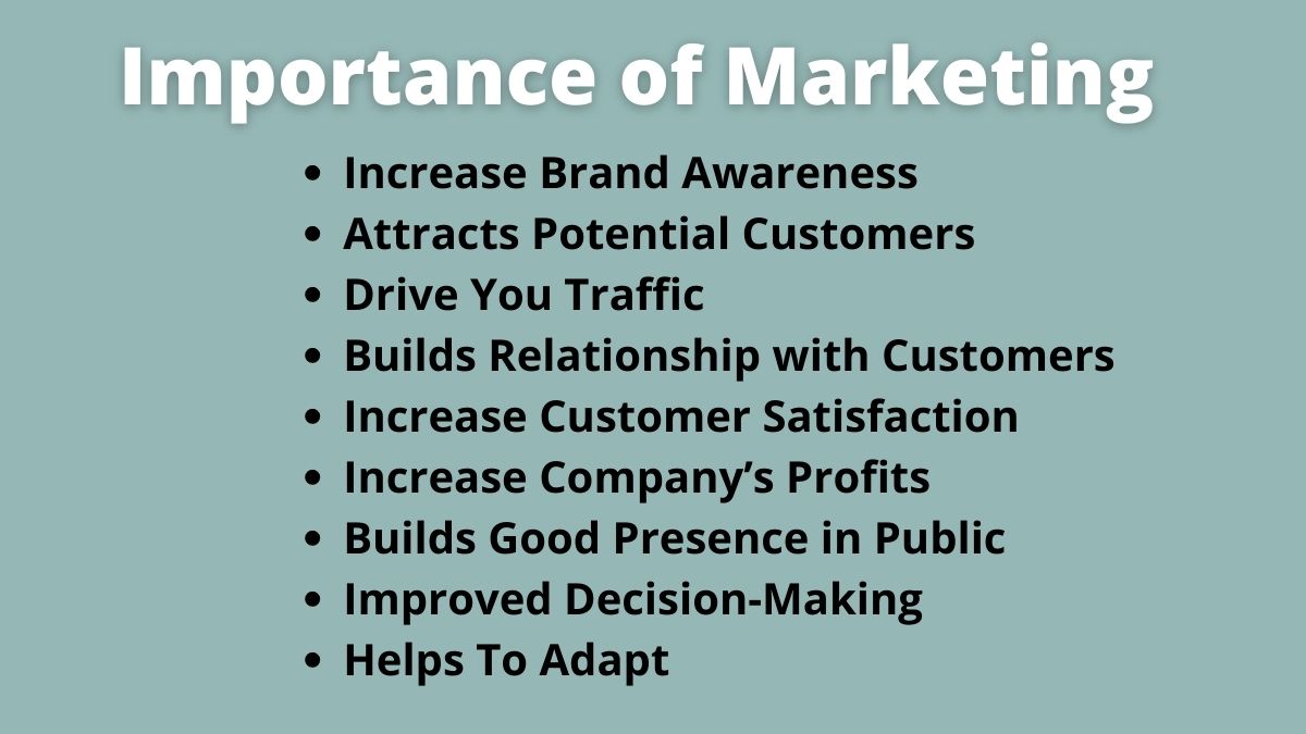Why Is Marketing Important for Business?